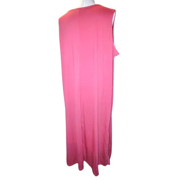 Pink Sweater Dress and Jacket Set Maxi Size 3X 26/28 Woman's JJ3287 - Picture 7 of 10